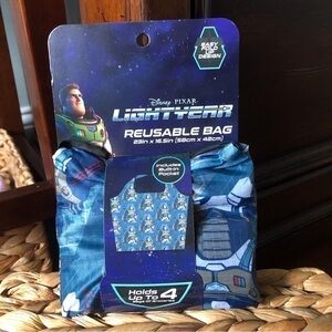 Disney Pixar: Lightyear: Blue Buzz Lightyear Reusable Bag (23”x16.5”)